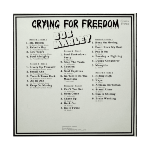 Bob Marley – Crying For Freedom - Imagen 2